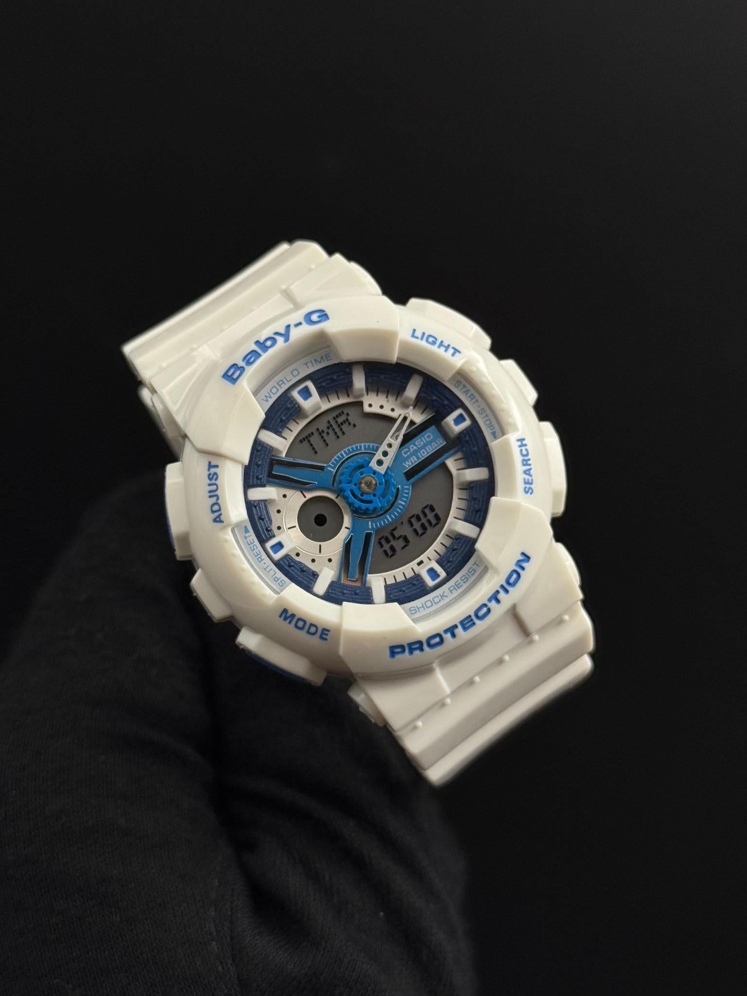 Bby-g BG110 Blanco Tablero Azul (Promo🤑)